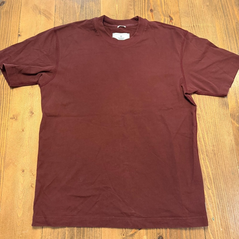 Reigning Champ Midweight Jersey OG T-Shirt Mens Medium Maroon